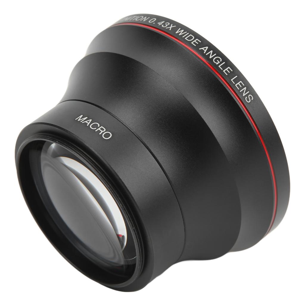 55 мм 0,43X широкоугольный объектив с технологией оптического стеклянного покрытия Аксессуар для камеры Изображение четкое