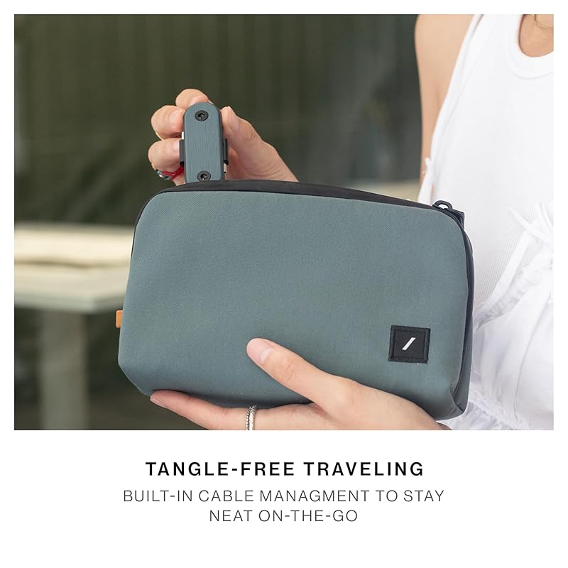 Native Union Pocket Cable 60W – армированный кабель USB-C для портативной зарядки - iPhone 15, 15 Pro, Pro Max, iPad Air, Galaxy S24, Flip 5, Fold 5