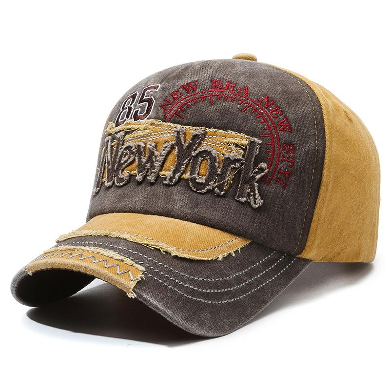 Бейсбольная кепка с вышивкой для мужчин и женщин, весенне-летняя джинсовая кепка с буквенным принтом, уличная шляпа от солнца
