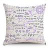 Mathematical Physics Chemical Equation Throw Pillow Cover Personality GeometricGraffiti Cushion Cover