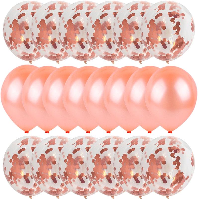 14/20 шт. Мульти конфетти Сердце Звезда Фольгированные шары Baby Shower С Днем Рождения Вечеринка Гелиевые шары Свадебные Годовщины Декор Globos