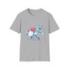 Pill and Needle Friends T-Shirt - Darkly Playful Medical Graphic Tee