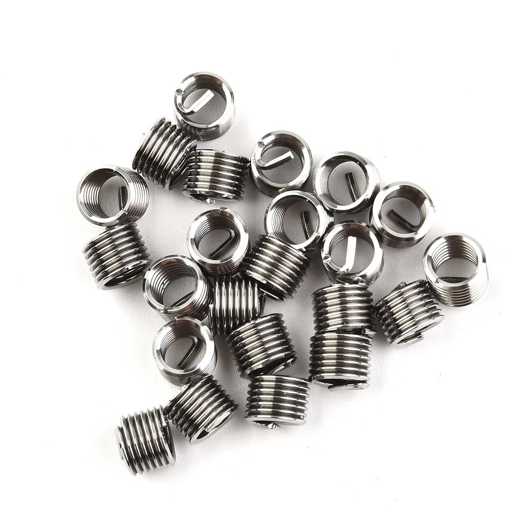 M6 Thread Repairing Set 30 Pieces with Wrench Inserts Tap and Drill Bit