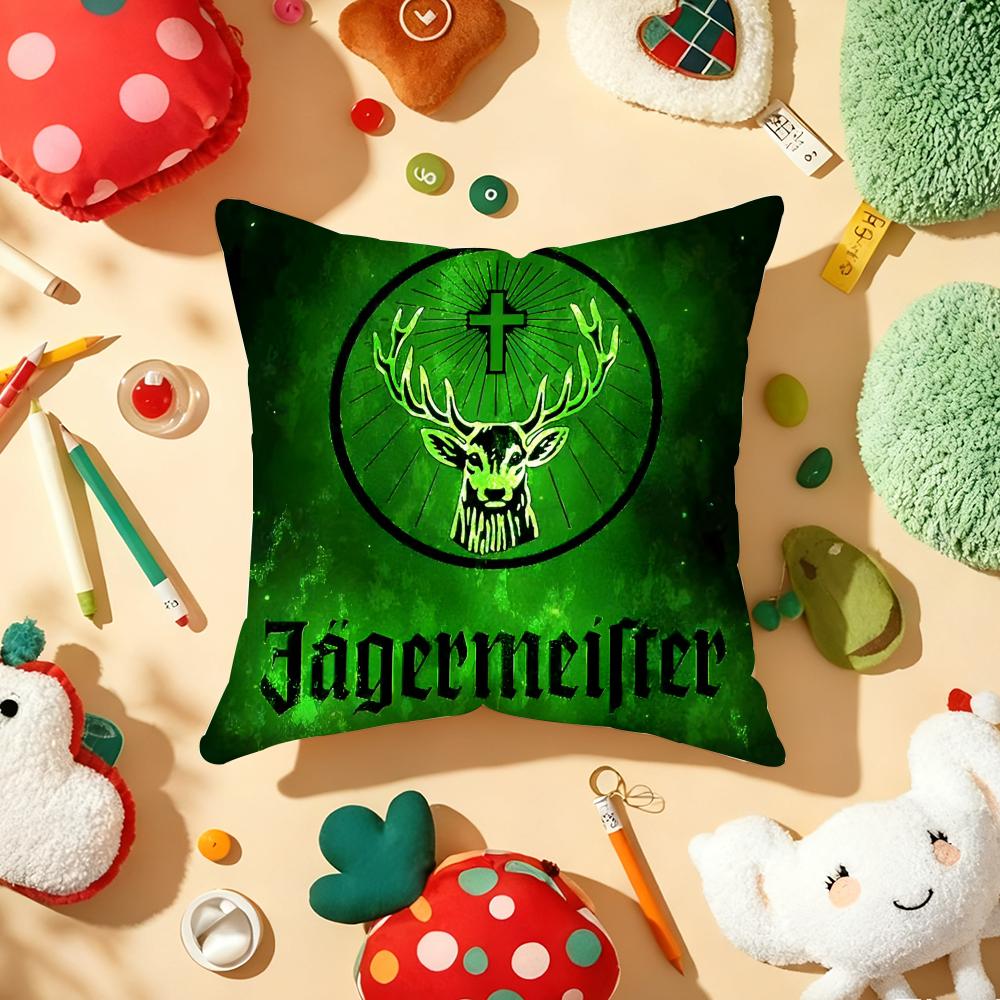 J-Jager-M-Meisters-S Наволочка Плюшевая Ткань Мягкая Двусторонняя Печать Диван Теплая Зимняя Домашний Подарок Чехол для Подушки