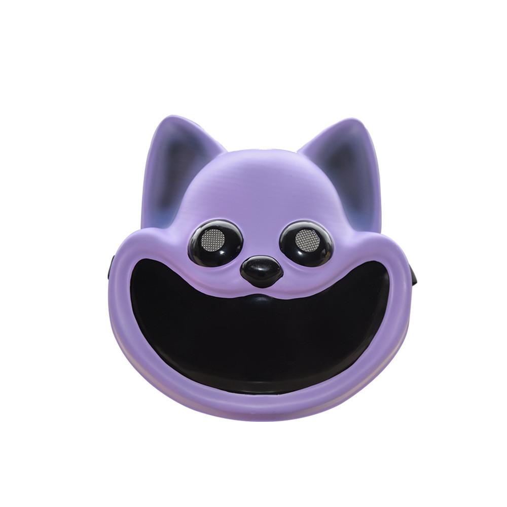 Adorable Smiling Critters Poppy Playtime Purple Catnap Mask Stuffed Animal Plush Toy