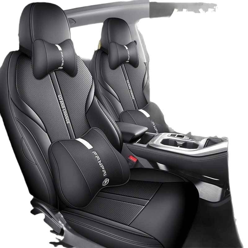 GAC Trumpchi GS3 YingSu Дышащий чехол на сиденье автомобиля из перфорированной кожи, Подушка на все сезоны