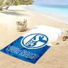 Custom Name FC Schalke 04 Print Beach Towel, Large Soft Quick Dry Towel for Beach Camping Swimming_xia