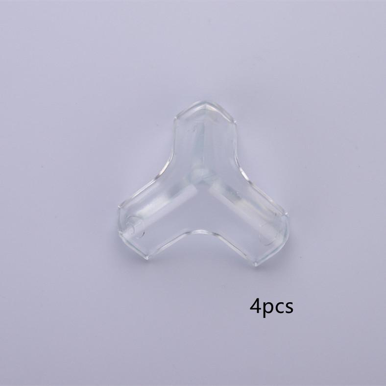 4 шт./компл., прозрачная защитная крышка L-образной формы для детской безопасности, угловая защита стола, защита детей