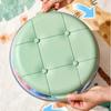 Portable Storage Box Stool Transparent Children Storage Bench Plastic Round Stool  Living Room