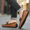 Daily CommuteCasual Shoes Men Low Shoes Comfort Soft Sole Leather Men Loafers Moccasins Slip On Flats Male Driving Shoes