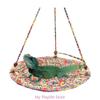 Reptile Summer Hammocks Lizards Hammock Bearded Dragons Round Crocheted Net Hammock Bed Crocheted Supplies