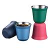80ml Double Wall Stainless Steel Espresso Cup Nespresso Pixie Insulation Coffee CupShape Cute Capsule Thermo Cup Coffee Mugs