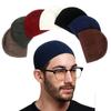 Вязаная шапка с волнистым узором - Унисекс мешковатая crochet шапка, Зимняя теплая шапка-бини с ребристой манжетой для мужчин и женщин