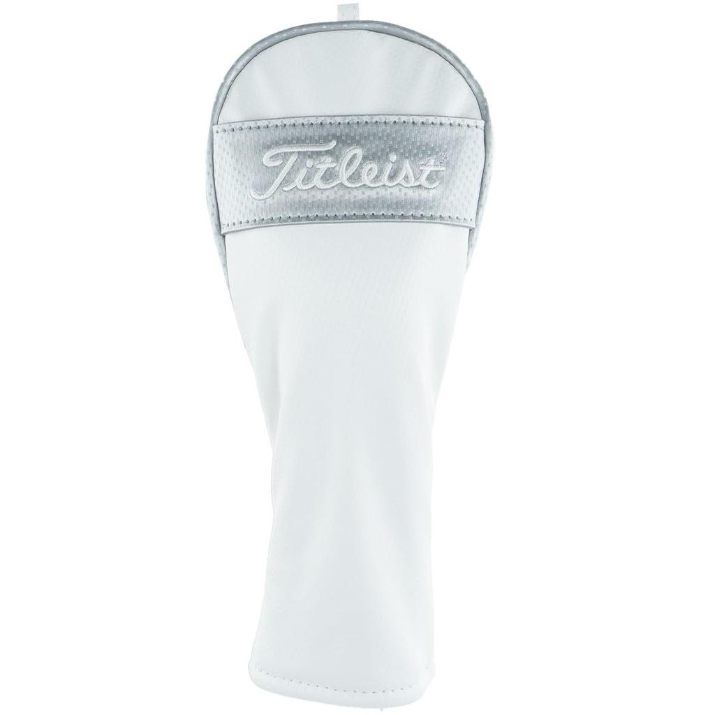 TITLEIST Performance Classic JE Headcover for Fairway Wood, TA23PCJEHC WTSV, White/Silver