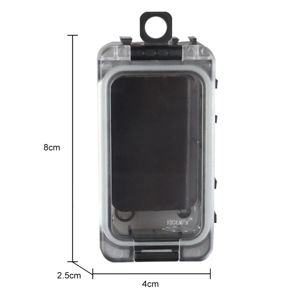 Ящик для рыболовных снастей Водонепроницаемый ящик для инструментов Двусторонний контейнер для хранения рыболовных крючков Органайзер для карповых аксессуаров Чехол для крючков и приманок