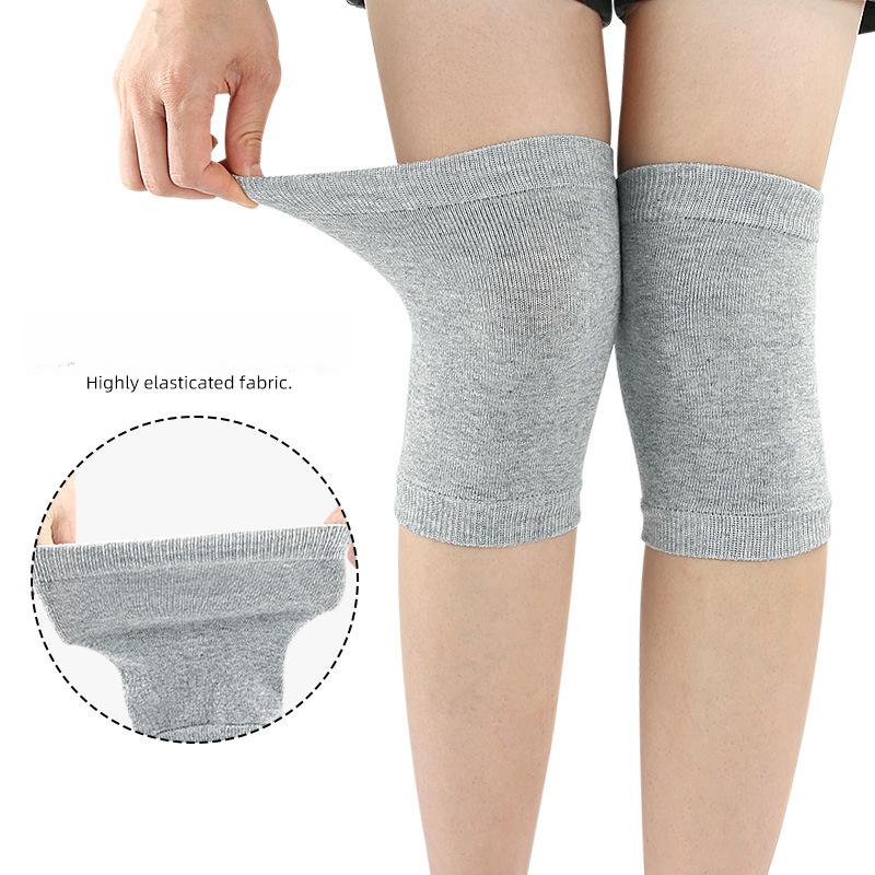 Весенне-осенние теплые накладки на ноги, защитные, спортивные, для велоспорта и танцев, теплые хлопковые наколенники для помещений с кондиционером, спортивные носки, наколенники