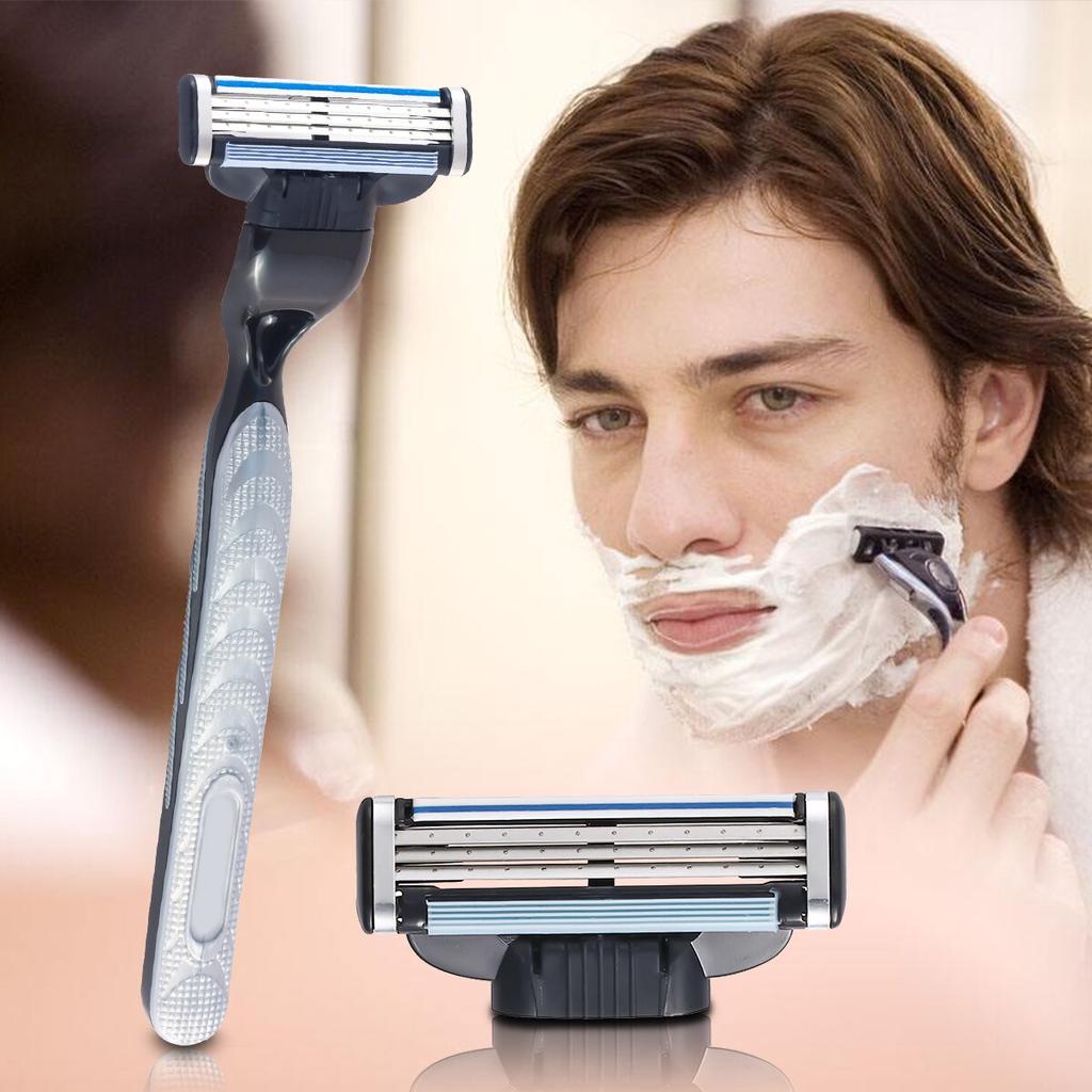 1 шт. 3-слойные лезвия для мужчин, лезвие для бритвы 3, замена головы, красота