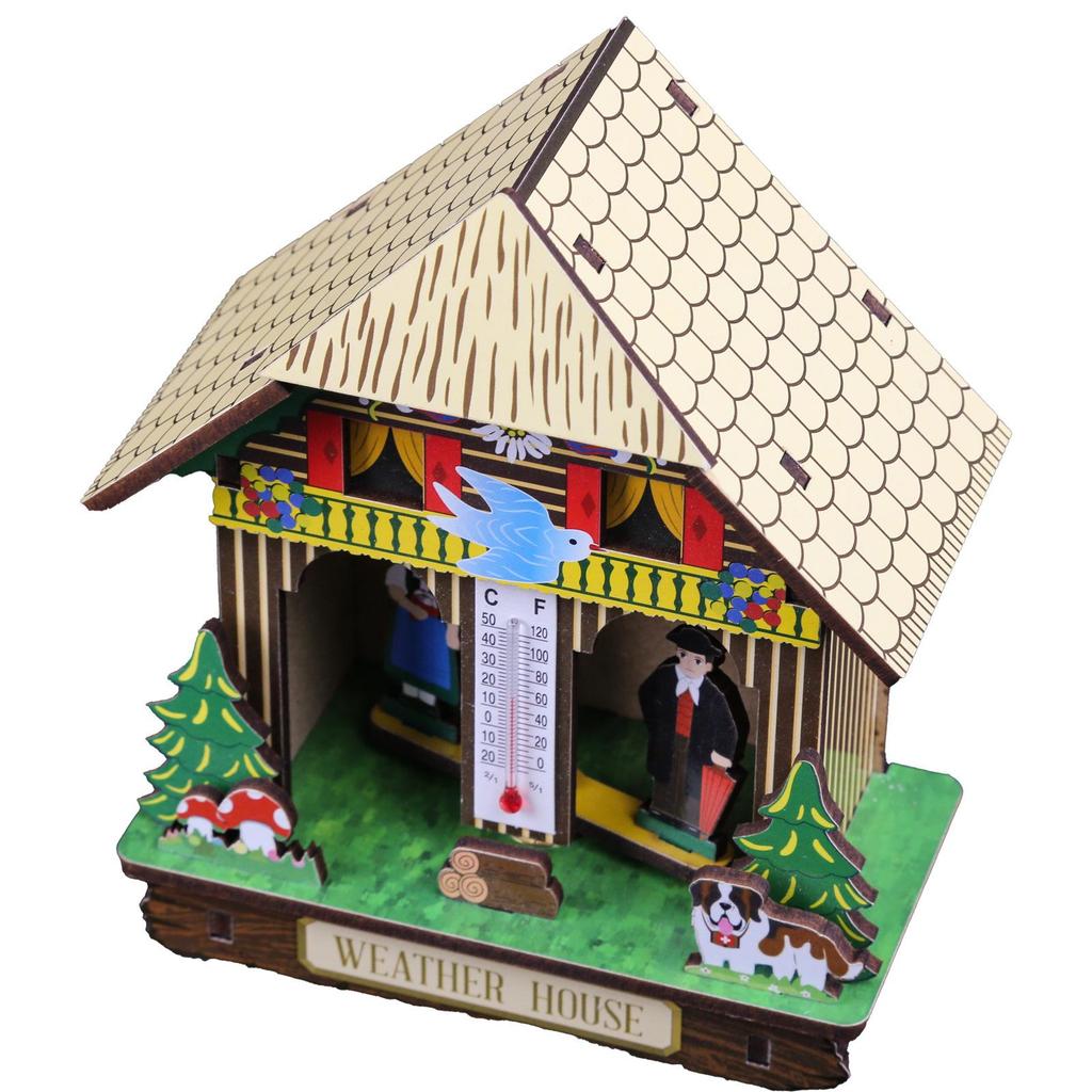 Настенная метеостанция для улицы: Барометр, датчик температуры и влажности