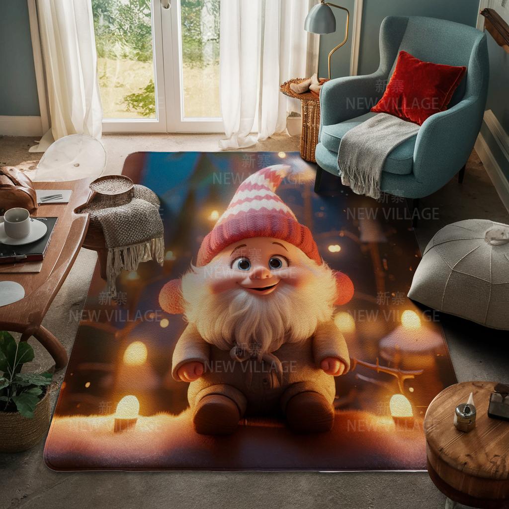 Ковер у входа в дом Домашний коврик у двери Гостиная Ванная Комната Ноги ванная комната Нескользящие коврики с водопоглощением для ванной Счастливого Рождества зима