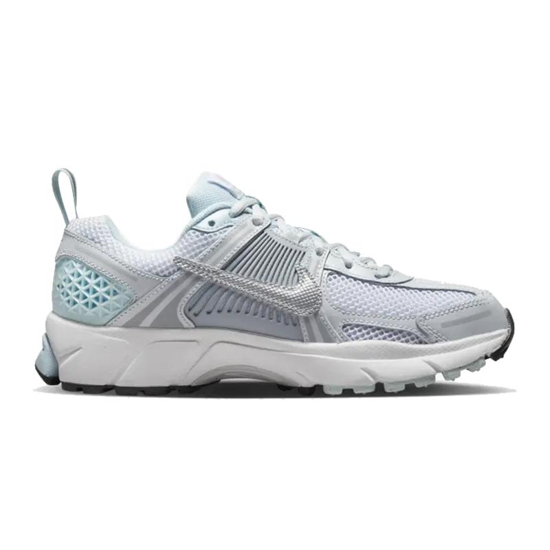 Nike Vomero 5 GS Metallic Swoosh Kids Sneakers White Pure-Platinum Glacier-Blue HQ3255-043