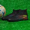 35-45 Men's Large Size High-top Football Shoes Nail Anti-slip TPR Artificial Lawn Boys Football Boots