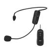 2.4GHz Wireless Lavalier Microphone Head-mounted Microphone Set with Receiver for Amplifier Voice Speaker Teaching Tour Guide