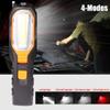 COB LED Worklight USB Rechargeable Super Bright Flexible Magnetic Worklight Inspection Lamp Flashlight Emergency Light Portable