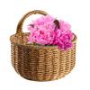 Wall Basket Handmade Home Organization with Handle Door Flower Basket for Outdoor Garden Kitchen Room Mail Plant Entryway Home