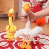 Inflatable Goose Ring Toss Game - Shaking Head Duck Stuffed Toy