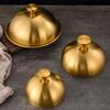 Stainless Steel Cover Western Style Steak Cover Dining Plate Circular Raised Lids Pot Lid Dim Sum Lid Cake Covers Dust Cover