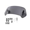 1Pc Motorcycle Windshield,White Folding Large Windshield,For Kawasaki Honda BMW Yamaha Raised Windshield,Motorcycle Accessories