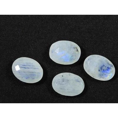 10X14 MM натуральный радужный лунный камень бриолит овальная огранка драгоценный камень 4 шт лот RML-960