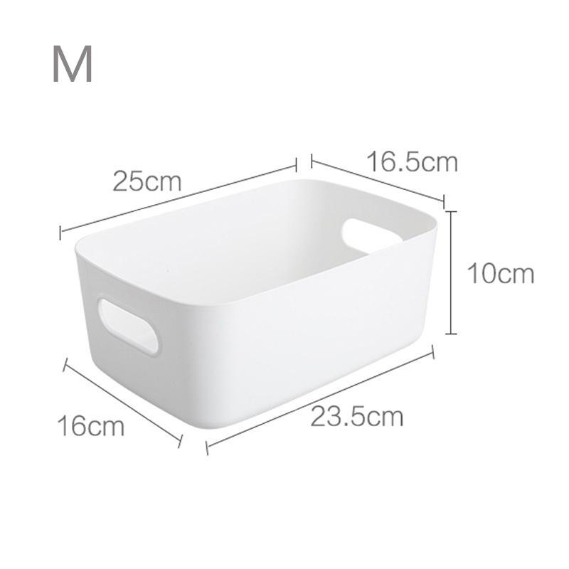 20/25/30 см Настольный ящик для хранения мелочей в общежитии Пластиковый ящик для хранения косметики Ванная комната Кухня Сортировочная корзина для хранения контейнеров
