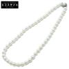 SV925 SILVER Clasp 0.3" Pearl Necklace Silver / WhiteUsed