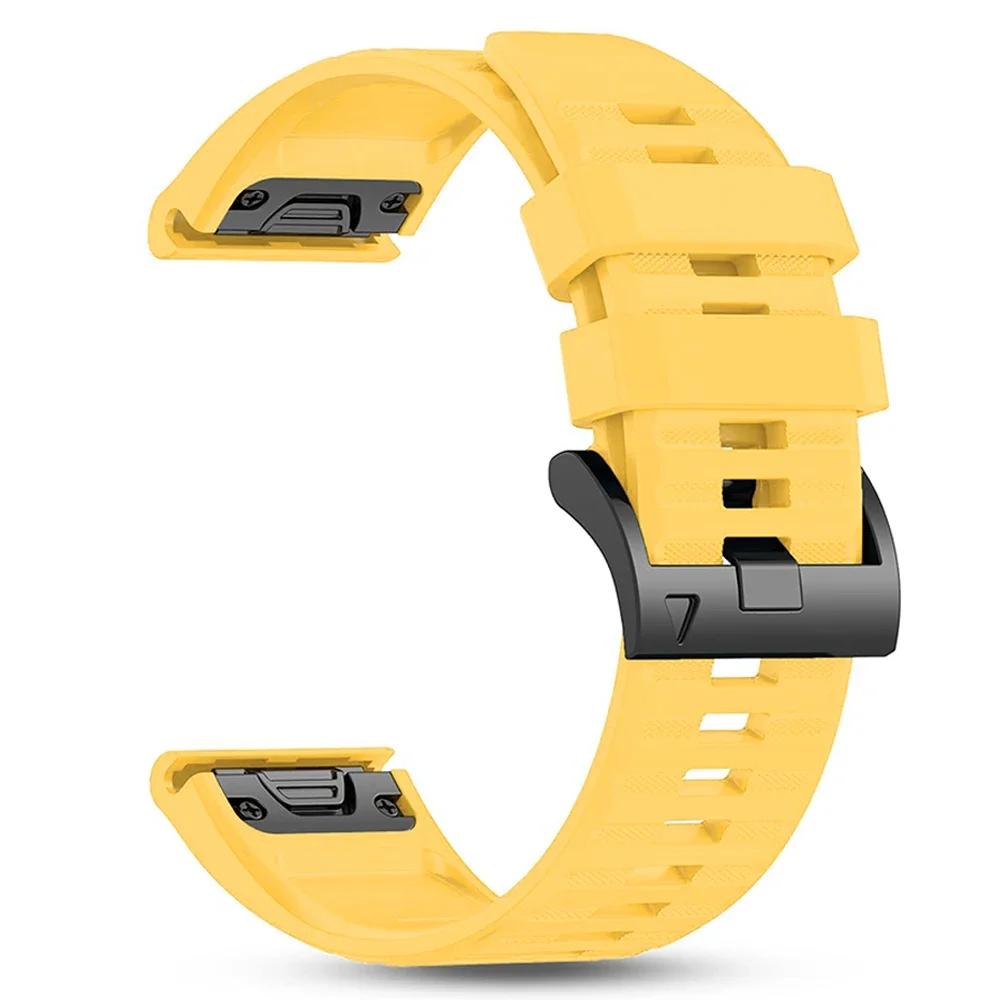 26 мм 22 мм Быстросъемный ремешок для часов Garmin Forerunner 970 955 965 Ремешок Fenix 8 7X E 6 6X/Quatix/Descent/Tactix Силиконовый браслет