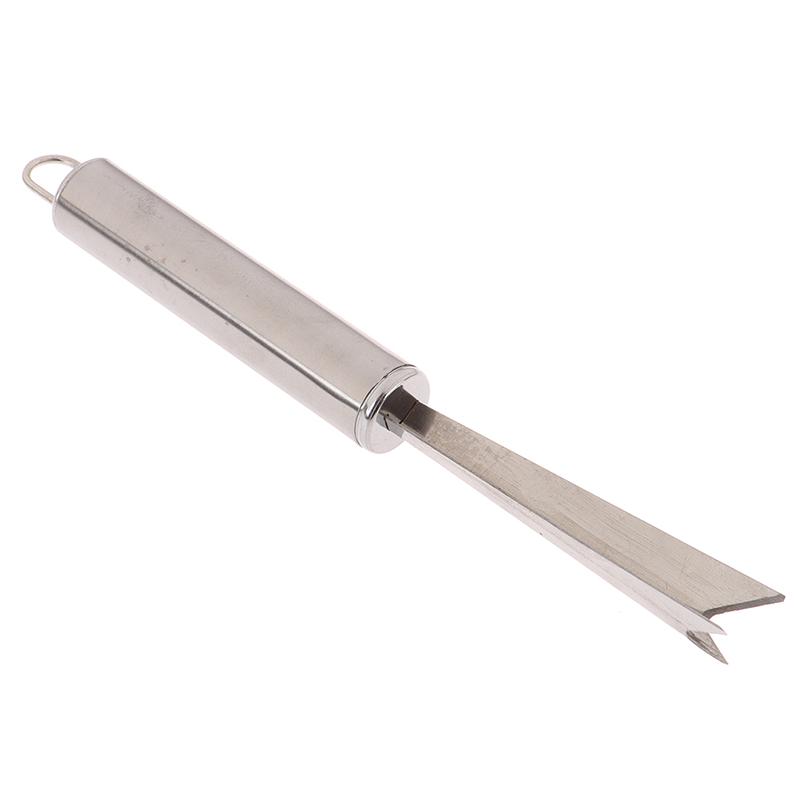 Нож для чистки ананасов из нержавеющей стали с длинной ручкой, нож для удаления сердцевины и слайсер