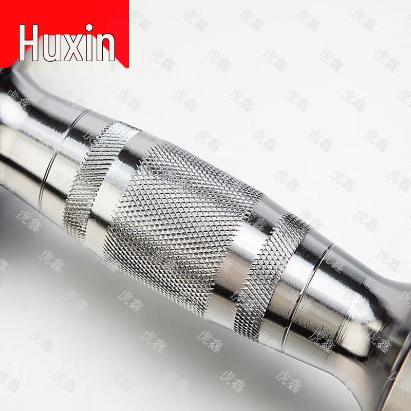 Huxin Hexagonal Rubber-Coated Cast Iron Dumbbell