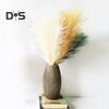 Искусственный цветок, 2 шт., пампасная трава, изысканный макет, реквизит, искусственный шелк, без полива, пушистое искусственное растение