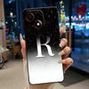 Красивый Яркий Цветной Чехол для Телефона Пара Для ZTE Blade A35E Защита от Царапин Мягкий Счастливый Инициал A-Z Узорная Крышка