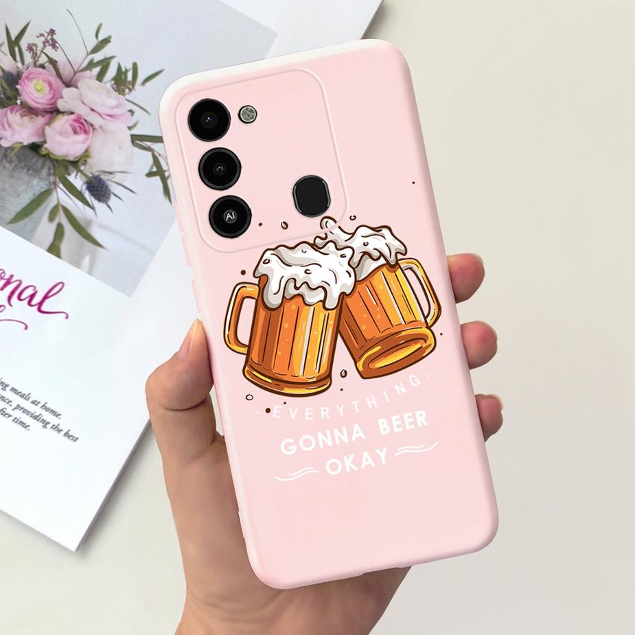 Чехол для Tecno Spark 8C KG5k KG5j KG5n Стильный чехол с конфетным рисунком Мягкий силиконовый чехол для телефона Для Tecno Spark Go 2022 Spark8C Сумки