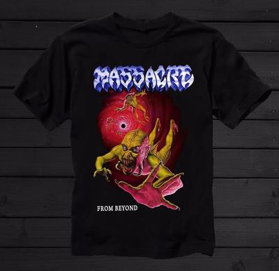 MASSACRE - From Beyond Футболка Черная Мужская S-234XL Унисекс Футболка