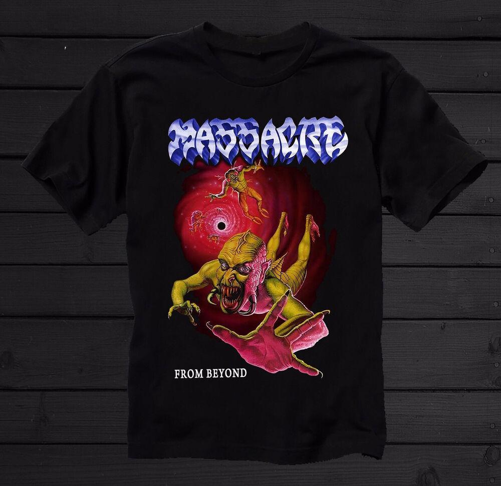 MASSACRE - From Beyond Футболка Черная Мужская S-234XL Унисекс Футболка