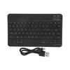 Portable Wireless Bluetooth Keyboard Tablet Keyboard French English for IOSAndroid Black