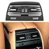 A64P-Car Rear Center Console Vent Panel Outlet Grille Cover Fresh AC Air Vent Grille Cover For BMW F01 F02 750I 750Li 2009-2015