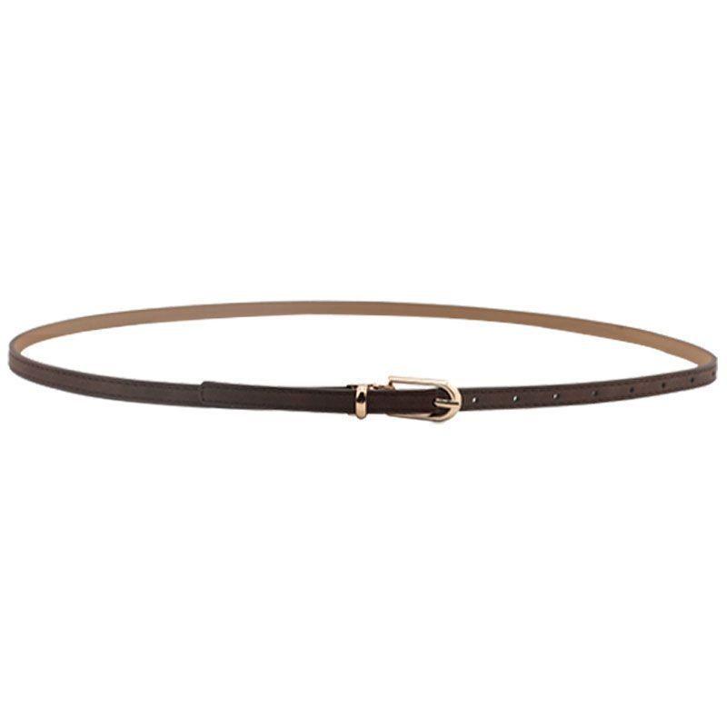 Chic Black Pu Buckle Belt For Women Perfect For Jeans Skirts And Fashionable Outfits