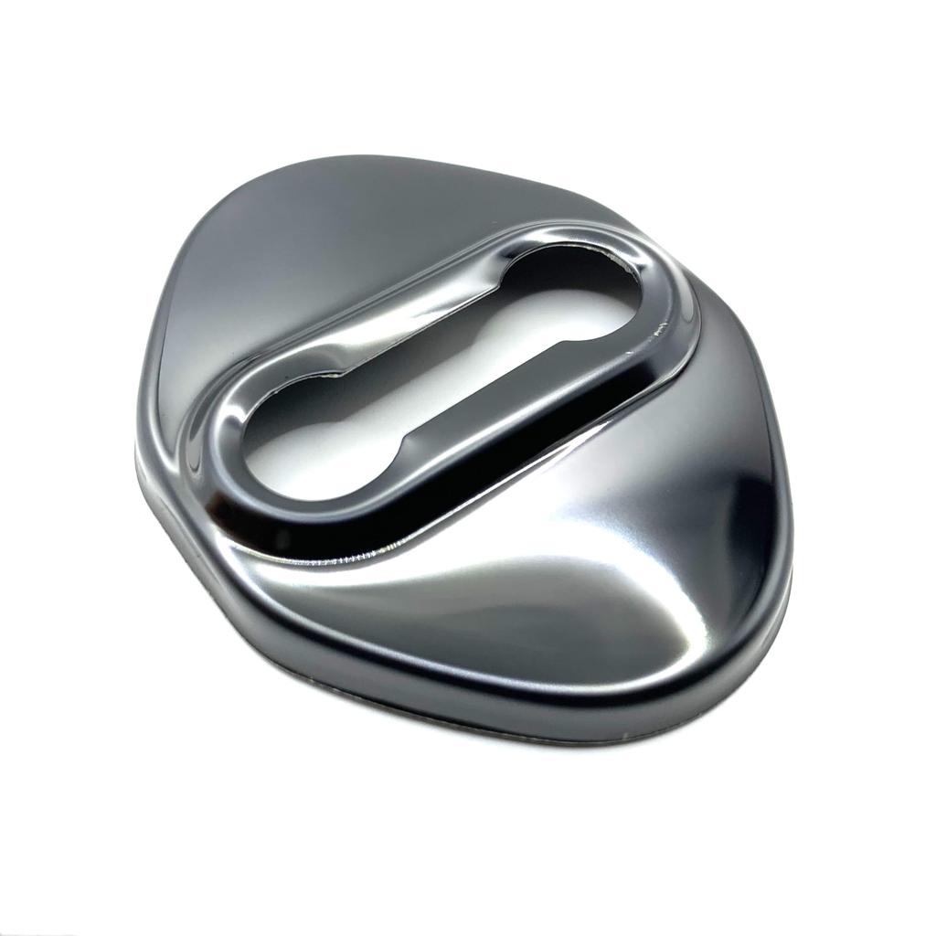 Накладка на фиксатор замка двери автомобиля ASATERU, Совместима с Toyota, Нержавеющая 304 зеркальная нержавеющая сталь,