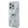 Karl Lagerfeld Klhmp15Xlgkisgh Iphone15 Pro Max 6.7 Hardcase Transparent Liquid Glitter Karl Head Magsafe