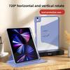 Вращающийся защитный чехол для iPad 10.2 со слотом для стилуса, Акриловый чехол для iPad 11 Pro, Самый продаваемый кожаный чехол для Air 6.