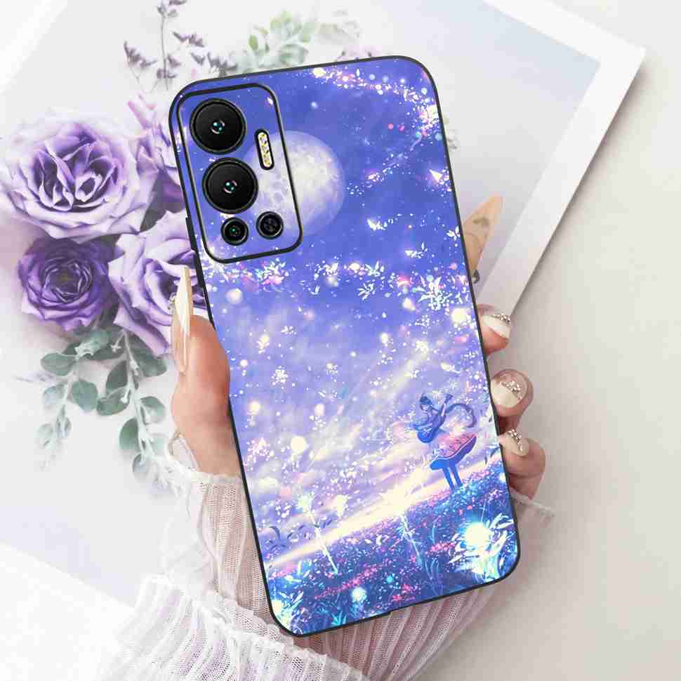 For Infinix Hot 12 Case Nice Butterfly Back Cover Phone Case Soft TPU Silicone Coque Cases For Infinix Hot12 Hot 12 Bumper
