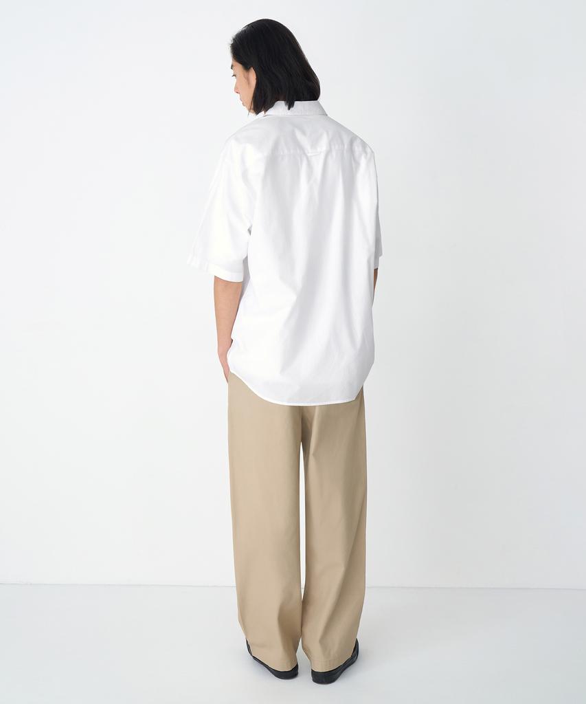 MUSINSA STANDARD Cotton Loose Tapered Elastic Waist Pants [Beige]